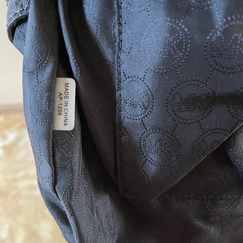 NWOT MICHAEL KORS HAMILTON BLACK LEATHER SHOULDER SATCHEL - Picture 10 of 13